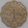 Британская Индия монета 1 анна 1918 КМ513 VF  арт. 42036
