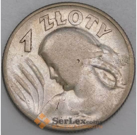 Польша монета 1 злотый 1925 Y15 F  арт. 47559