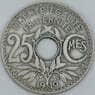 Франция 25 сантим 1919 КМ867а VF арт. 56914