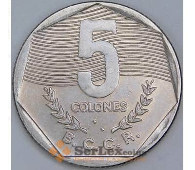 Коста-Рика 5 колонов 1993 КМ214.3 XF арт. 57217