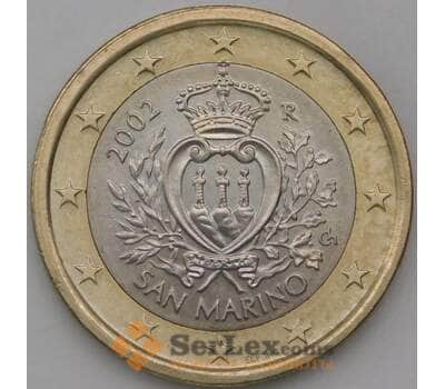 Монета Сан-Марино 1 евро 2002 UNC арт. 28509