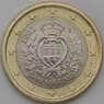 Сан-Марино 1 евро 2002 UNC арт. 28509