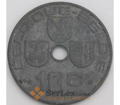 Бельгия 10 сантимов 1943 КМ126 XF Belgique-Belgie арт. 46687