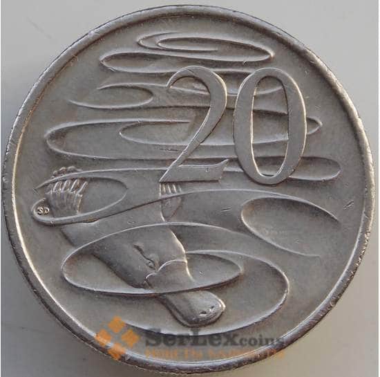 Австралия 20 центов 2016 UC138 aUNC арт. 14017