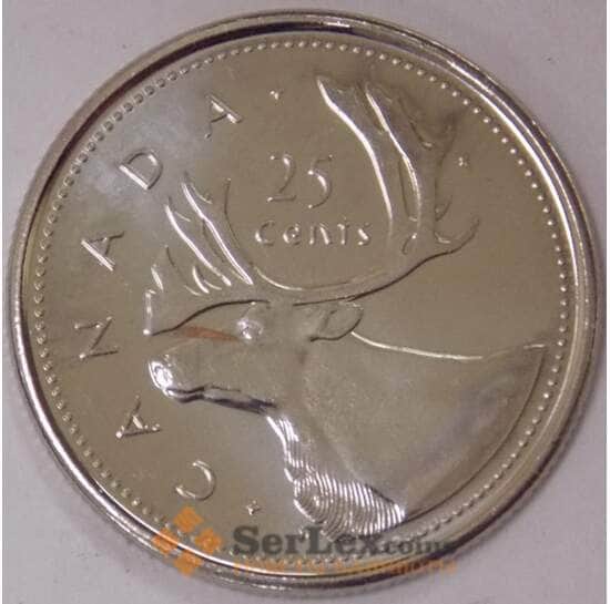 Канада 25 центов 2002 КМ448 UNC 50 лет Правления (J05.19) арт. 17764