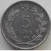 Монета Турция 5 лир 1974-1979 КМ905 aUNC арт. 11524