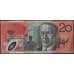 Банкнота Австралия 20 долларов 1994-1998 Р53 VF пластик арт. 28138