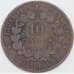 Франция 10 сантимов 1872 А КМ815 F арт. 57426