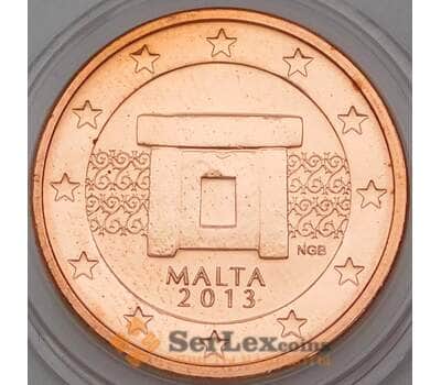 Монета Мальта 2 цента 2013 BU из набора арт. 28796