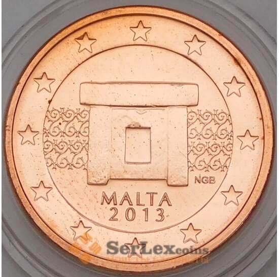 Мальта 2 цента 2013 BU из набора арт. 28796