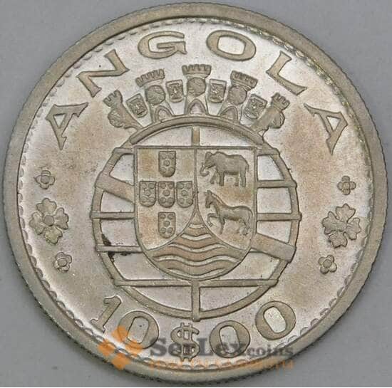 Ангола 10 эскудо 1952 КМ73 AU арт. 56142