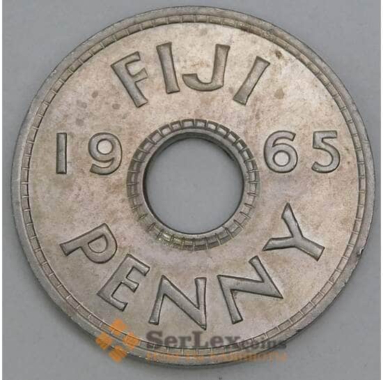 Фиджи 1 пенни 1965 КМ21 AU арт. 56108 Фиджи 1 пенни 1965 КМ21 AU арт. 56108