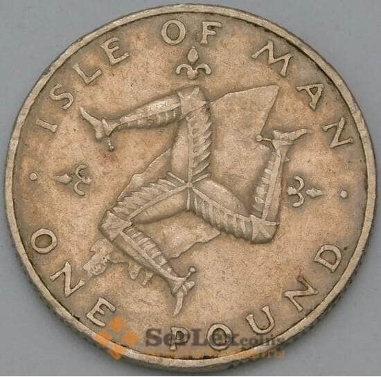 Мэн Остров 1 фунт 1978 КМ44 VF арт. 38588