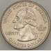 Монета США 25 центов 2007 P КМ396 AU Монтана арт. 18897