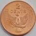 Монета Соломоновы острова 2 цента 2005 КМ25 UNC арт. 15812