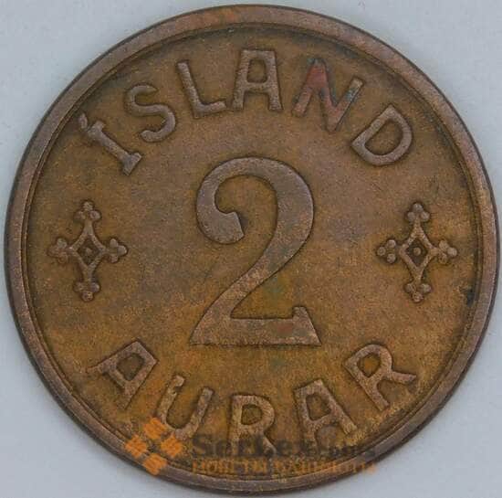 Исландия 2 эйре 1940 КМ6 AU арт. 56612