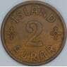 Исландия 2 эйре 1940 КМ6 AU арт. 56612
