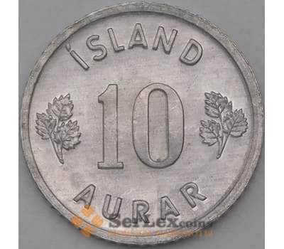 Монета Исландия 10 эйре 1974 КМ10а UNC арт. 26979