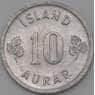 Исландия 10 эйре 1974 КМ10а UNC арт. 26979
