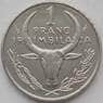 Мадагаскар 1 франк 1993 КМ8 UNC  арт. 15713