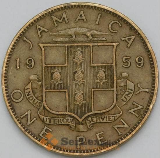 Ямайка 1 пенни 1959 КМ37 XF арт. 38518