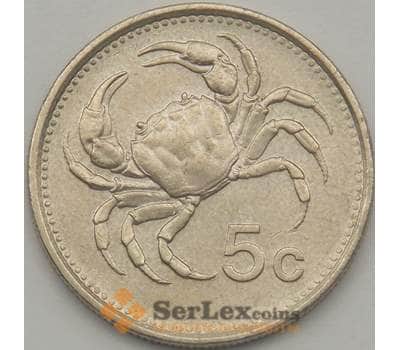 Монета Мальта 5 центов 1986 КМ77 XF (J05.19) арт. 18717