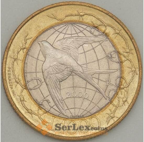 Сан-Марино 1000 лир 2000 UNC (n17.19) арт. 21354