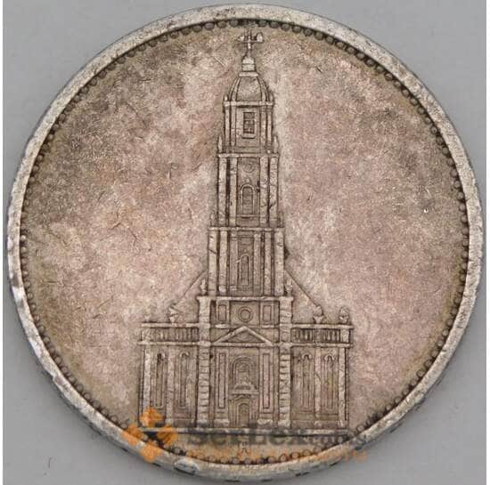Германия 5 марок (рейхсмарок) 1934 А КМ83 VF  арт. 21909