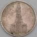 Монета Германия 5 марок (рейхсмарок) 1934 А КМ83 VF  арт. 21909