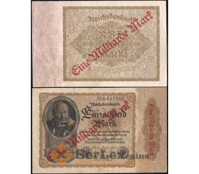 Банкнота Германия 1000000000 марок 1923 Р113 арт. 31574