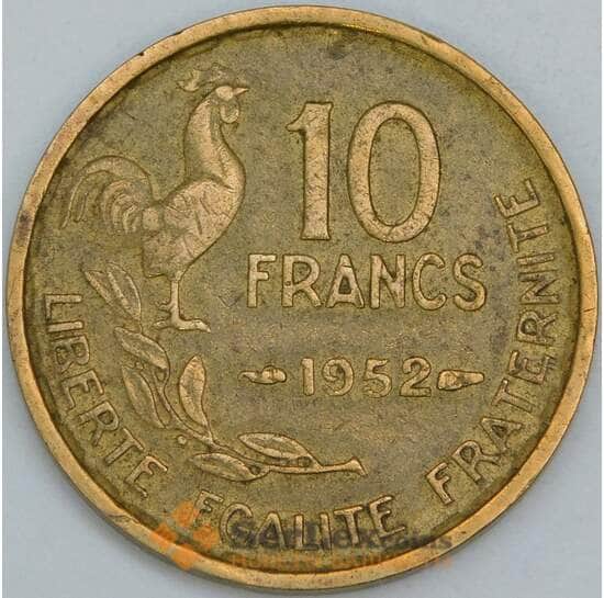 Франция 10 франков 1952 КМ915.1 VF-XF арт. 56499