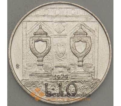 Монета Сан-Марино 10 лир 1979 UNC (n17.19) арт. 21507