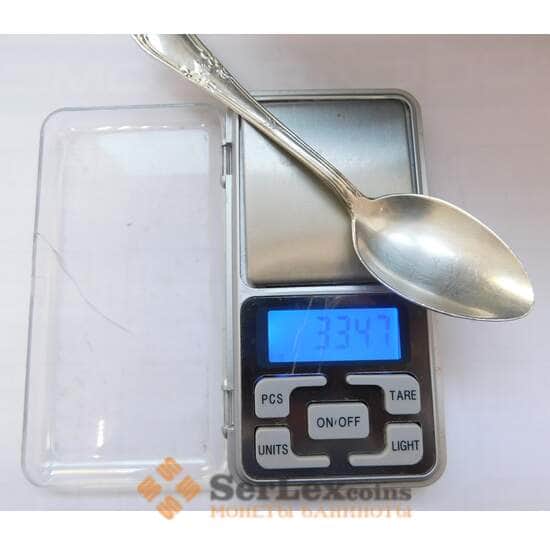 Ложка чайная СССР серебро 875 пр. вес 33,5 гр. арт. 26640