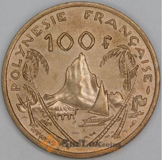 Французская Полинезия 100 франков 1976 КМ14 AU арт. 54852
