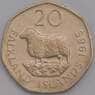 Фолклендские острова 20 пенсов 1985 КМ17 XF арт. 38797