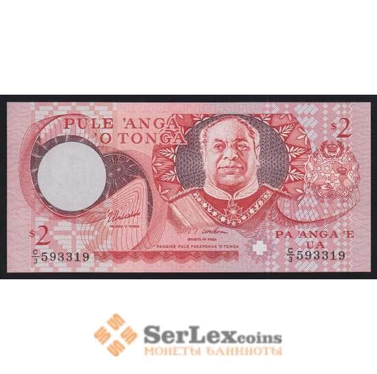 Тонга 2 паанга 1995 Р32с UNC арт. 52251