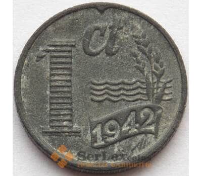 Монета Нидерланды 1 цент 1942 КМ170 XF+ (J05.19) арт. 15833