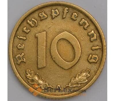 Монета Германия 10 пфеннигов (рейхспфеннигов) 1938 А КМ92  арт. 29586