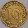 Германия монета 10 рейхспфеннигов 1938 А КМ92 XF арт. 29586