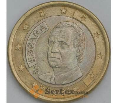 Монета Испания 1 евро 2003 КМ1046 AU арт. 39039