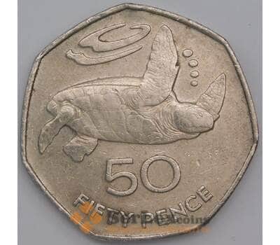 Монета Святая Елена и Вознесения 50 пенсов 1984 КМ5 XF арт. 6542