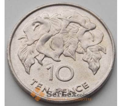 Монета Святая Елена и Вознесения 10 пенсов 1984 КМ4 XF арт. 6537