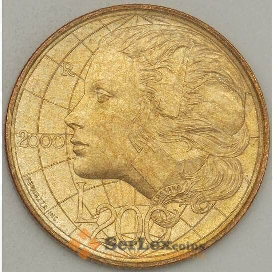 Сан-Марино 200 лир 2000 UNC (n17.19) арт. 21378