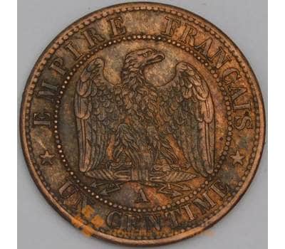 Франция монета 1 сантим 1862 А КМ826 XF арт. 44696