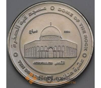 Палестина 10 динар 2014 Prooflike ESSAI UNUSUAL арт. 28956