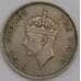 Сейшельские острова монета 25 центов 1951 КМ9 XF арт. 42158