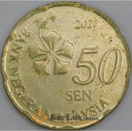 Малайзия 50 сен 2017 Км204 aUNC арт. 56212 Малайзия 50 сен 2017 Км204 aUNC арт. 56212