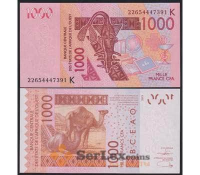 Сенегал банкнота 1000 франков 2003 Р715к UNC арт. 48357
