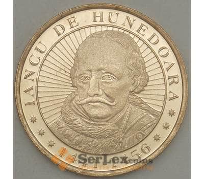 Монета Румыния 50 бани 2016 UNC Янош Хуньяди арт. 21349