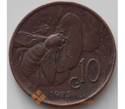 Монета Италия 10 чентезимо 1923 КМ60 XF арт. 13071